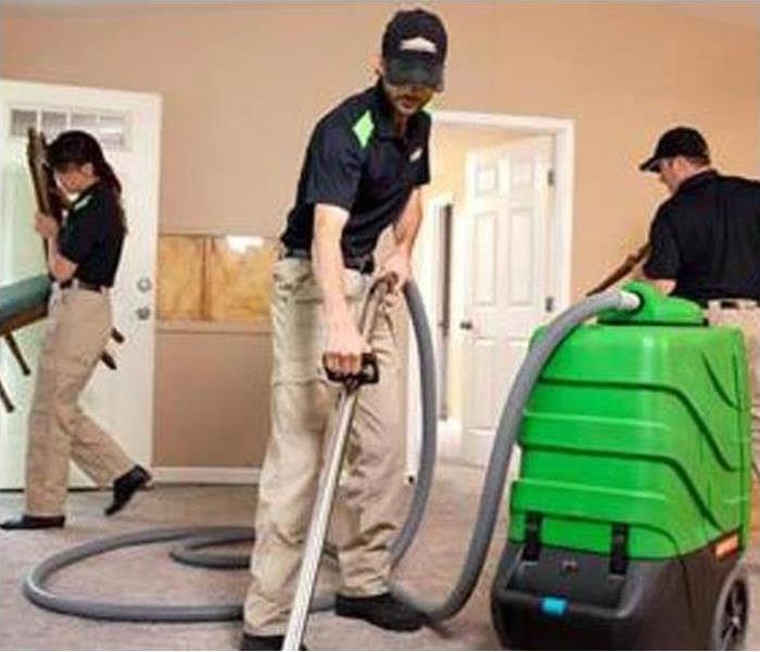 SERVPRO staff is cleaning the commercial properties